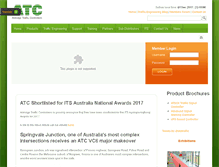 Tablet Screenshot of aldridgetrafficcontrollers.com.au